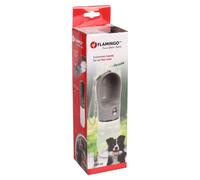 FLAMINGO-Gourde nomade pour chien coloris gris Flamingo modèle Archie