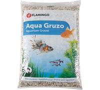 Flamingo Gravier pour aquarium - Blanc - 8 l / 10 kg