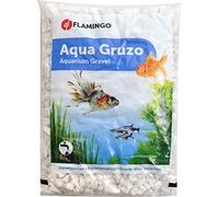 Flamingo Gravier Splitz pour Aquarium Blanc 1 kg