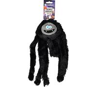 Flamingo Halloween Jouet Aliza Araignée Noir - 26x7x36cm - avec couinement et Bruit de craquement