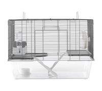 Flamingo Hamster Rafi Gris Inclus Accessoire, 63x36, 5x44, 5cm, Rongeur Maison