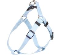 Flamingo Harnais Chien Step&Go Noekie Bleu S pour Chien - Réglable en continu avec Boucle à clic - Anti Traction - A: 25-45cm B: 25-45cm x 15mm x 2mm