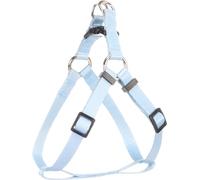 Flamingo Harnais Chien Step&Go Noekie Bleu XS pour Chien - Réglable en continu avec Boucle à clic - Anti Traction - A: 20-35cm B: 20-35cm x 10mm x 1mm