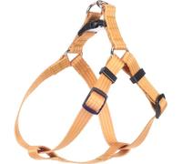 Flamingo Harnais Chien Step&Go Noekie Jaune S pour Chien - Réglable en continu avec Boucle à clic - Anti Traction - A: 25-45cm B: 25-45cm x 15mm x 2mm