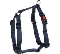 Flamingo Harnais pour Chien H Ziggi Bleu foncé M - Réglable en continu - avec Anneau pour Attacher Une Laisse - avec Boucle à clic et Bouton de sécurité