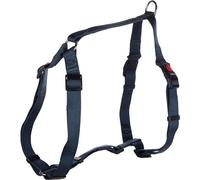 Flamingo Harnais pour Chien H Ziggi Bleu foncé XL - Réglable en continu - avec Anneau pour Attacher Une Laisse - avec Boucle à clic et Bouton de sécurité