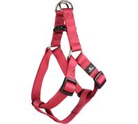 Flamingo Harnais Step&go Ziggi pour Chien 35-60cm 20mm Rouge Cerise