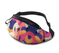 Flamingo Head Gathering Fanny Pack Sacs Banane pour Femmes et Hommes, Sac Banane décontracté à bandoulière avec Sangle réglable pour la Course à Pied, la randonnée en Plein air