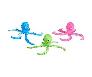 Flamingo Hondenspeelgoed Pluche Octopus 12 x 8 x 39 cm Willekeurig