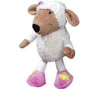 Flamingo Hondenspeelgoed Pluche Schaap 16 x 10 x 24 cm Wit