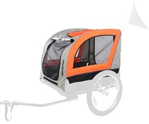 Flamingo Housse pour remorque pour vélo Jolene - 77,5x58x67cm - avec Réflecteurs, Boucle pour Lampe de sécurité, Insert à Mailles rétractable et Housse de Pluie
