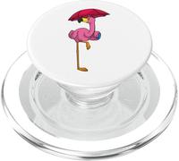 Flamingo Il pleut Parapluie PopSockets PopGrip pour MagSafe