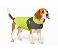 Flamingo imperméable Chien - Juno Vert - Taille A:55cm B:42-46cm C:72-76cm - Polyester - Bandes réfléchissantes