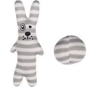 Flamingo JCHAT FACI Lapin + Balle RAYÉ Gris