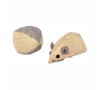 Flamingo JCHAT JUNS Souris ET Balle Beige 7,8CM