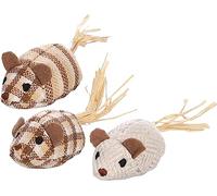 Flamingo JCHAT Karo Souris Beige 12CM Assortiment Display