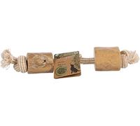 Flamingo JCHIEN Bois Java 2 Blocs + Corde Brun M