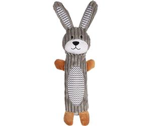 Flamingo JCHIEN Gommy Lapin Corduroy + Bouteille + ORGANE SONORE Gris 43CM
