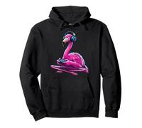 Flamingo Jeu Animal Jeux Vidéo Drôle Flamant Rose Sweat à Capuche