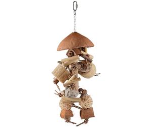 Flamingo JO Sully avec Noix DE Coco + LUFFA Nature 50CM