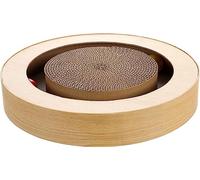 Flamingo - Jouet à Griffer pour Chat Crabi - Idéal pour Siamois, Bengal, British Shorthair et Ragdoll - Marron, 33 x 33 x 5,5 cm