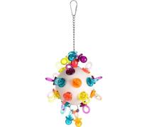 Jouet pour perruches Flamingo Jib Marron 14x14x29,5 cm