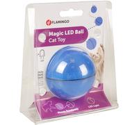 Flamingo Jouet Chat Balle Led Magic Bleu