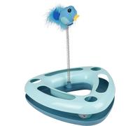 Flamingo Jouet Chat Felicia Bleu Triangle 28x28x30cm