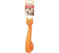 FLAMINGO Jouet Chicha Chat Orange 4,6x8,8x23,2CM