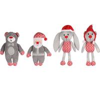 FLAMINGO Jouet Chien - Noel Redda - Peluche Douce - avec Squeaker - Plusieurs modèles - pour Plus de Plaisir de Jeu - Assortiment Une Seule pièce