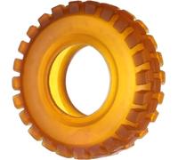 Flamingo - Jouet en Caoutchouc pour Chiens Labrador, Beagle, Berger Allemand et Bulldog - Anneau Rubba Marron, Résistant et Stimulant