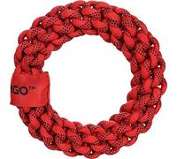 Flamingo Jouet Chien - Vokas Anneau & Corde Rouge (L, 25cm)