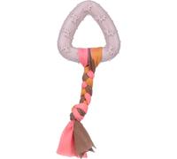 Flamingo Jouet Chiot TPR Bunty Triangle Taupe 17,5x7,3x2CM