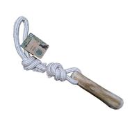 Flamingo - Jouet Corde à Tirer avec bâton à mâché Green Java 46 cm M pour Chien