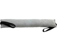 Flamingo Jouet de Dressage avec 2 Boucles de Main Cuir pour Chien Gris 60 x 10 x 10 cm