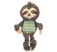 Flamingo Jouet Drala Paresseux Gris pour Chien - 19x9x29cm - Doux, Résistant et Amusant - Parfait pour Tous Les Chiens