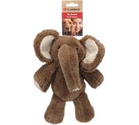 Flamingo Jouet Élèphant Peluche Fannie Brun - 20x10x26 cm - Silencieux - pour Chiens