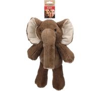 Flamingo Jouet Élèphant Peluche Fannie Brun - 22x11x40 cm - Silencieux - Taille L - pour Chiens