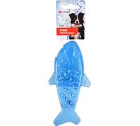 Flamingo Jouet Fresk Snowy Poisson Bleu pour Chiens - 18cm - Résistant à l'eau - Bon pour Les Dents