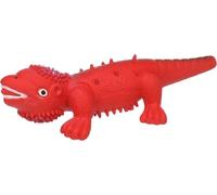 Flamingo Jouet Kemo Lézard Rouge pour Chien - 10x23,3x6cm - Résistant, Amusant et Interactif - Idéal pour Toutes Les Races