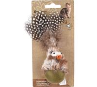 FLAMINGO-Jouet pour chat Flamingo Natura Delight Wobbler Oiseau avec son - 16 cm