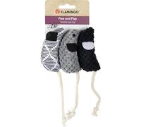 FLAMINGO Jouet pour Chat Mozza Souris Mélange - 17,5x4x3,2cm - avec cataire