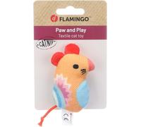 Flamingo Jouet pour Chat Nitz Souris Orange en Tissu avec Catnip 5,3cm