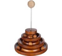 Flamingo Jouet pour Chats Cattivo avec Balle - avec Corde de Jute sur Le Ressort pour Plus d’Amusement - Une fête pour Votre Chat