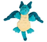 Flamingo Jouet pour Chien Animal en Peluche Dragon Couineur Grésille Turquoise