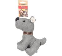 Flamingo Jouet pour Chien « Britta Chien Gris » - Idéal pour Labrador, Beagle, Bouledogue Français et Jack Russell, Robuste et interactif