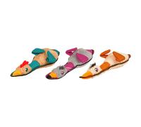 Flamingo Jouet pour Chien Canard Qui Grince Coton 15x45x7.5cm Pour