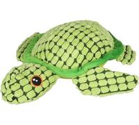 Flamingo Jouet pour Chien Ceano Tortue Vert - 25,5x24x7,2cm - Couinement et Bruit de craquement
