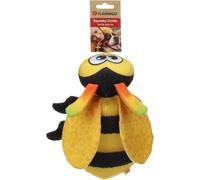 Flamingo Jouet pour Chien Clora Abeille Jaune - 27x24x10cm - Peluche Douce et Souple en Textile | pour Chiens de Toutes Tailles