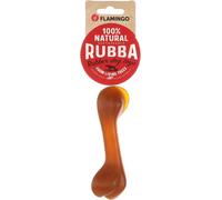 FLAMINGO-Jouet pour chien en caoutchouc naturel coloris marron os Flamingo Rubba - Taille 14 x 5,5 x 3,8 cm